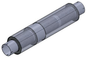 5inch uitlaatdemper
