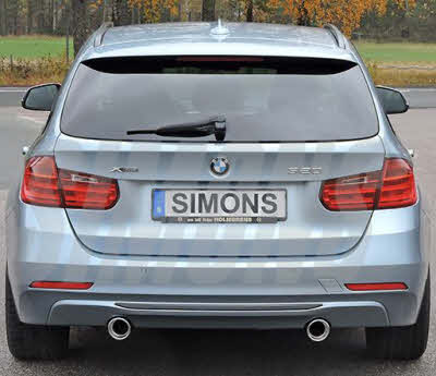 Simons BMW 3-serie Sportuitlaten