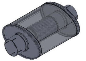 RVS Ovale 3 inch demper